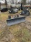 WKIK-WX PLOW BLADE, 72'', SKID STEER MOUNT, HYDRAULIC ANGLE