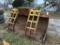 CAT LOADER BUCKET WITH GRAPPLE, 105'', CAME OFF KOMATSU WA250