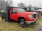 2008 GMC 3500 REGULAR CAB LANDSCAPE DUMP TRUCK, 6.6L DURAMAX DIESEL, AUTO TRANS, 4X4, BOSS FRONT PLO