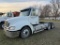 2012 FREIGHTLINER COLUMBIA GLIDER TANDEM AXLE DAY CAB SEMI TRUCK, CUMMINS REMANUFACTURED ISM DIESEL 