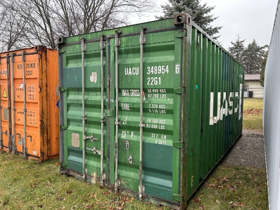 20' CONTAINER, REAR SWING DOORS