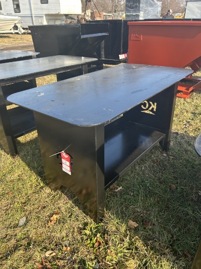 WELDING/SHOP TABLE, 30'' X 57'', 5/16'' TOP