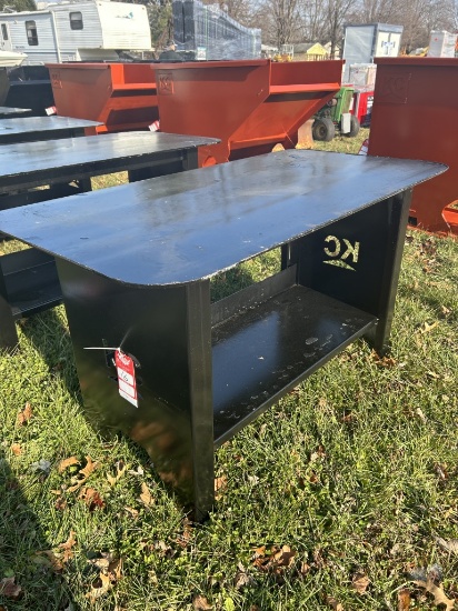 WELDING/SHOP TABLE, 30'' X 57'', 5/16'' TOP