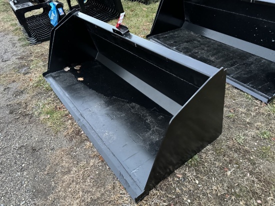 SNOW/MULCH BUCKET, 84'', SKID STEER MOUNT