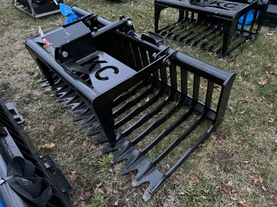 BRUSH GRAPPLE, 76''M SINGLE CYLINDER, SKID STEER MOUNT