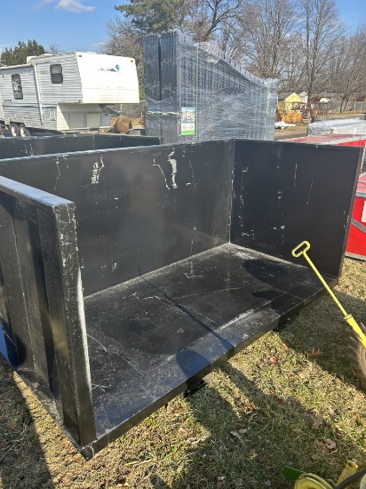 DEBRIS BIN, 4 CUBIC YARD, FORKLIFT POCKETS