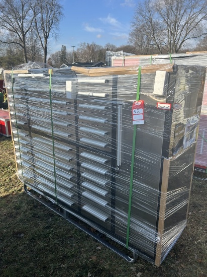 NEW 2023 STEELMAN 35-DRAWER TOOL BOX, 7' STAINLESS TOP