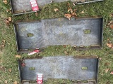 QUICK ATTACH PLATE, SKID STEER MOUNT