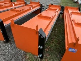 SNOW PUSHER BLADE, SKID STEER MOUNT, 10'
