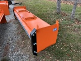 SNOW PUSHER BLADE, SKID STEER MOUNT, 10'