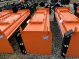 SNOW PUSHER, SKID STEER MOUNT, 8'