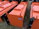 SNOW PUSHER, SKID STEER MOUNT, 8'