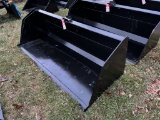 SNOW/MULCH BUCKET, 84'', SKID STEER MOUNT
