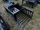 BRUSH GRAPPLE, 76''M SINGLE CYLINDER, SKID STEER MOUNT