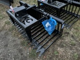BRUSH GRAPPLE, 76''M SINGLE CYLINDER, SKID STEER MOUNT