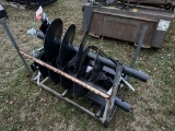 JTC HYDRAULIC COUGAR, SKID STEER QUICK ATTACH, 18'' AND 12'' AUGERS