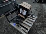 NEW LOWE HYDRAULIC ATTACHMENT, MODEL 1650 WITH 15'' BIT, SKID STEER MOUNT