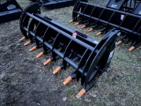 NEW 2023 GREATBEAR SKID STEER HEAVY DUTY BRUSH GRAPPLE, 78''