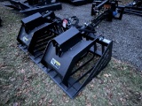NEW 2023 GREATBEAR SKID STEER BRUSH GRAPPLE, 72''