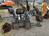 BRADCO 9MD2 BACKHOE ATTACHMENT, INCLUDES 17'' BACKHOE BUCKET, SKID STEER MOUNT