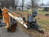 MELROE BOBCAT 911 BACKHOE ATTACHMENT, WITH OUTRIGGERS, SKID STEER MOUNT