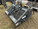 ROCKHOUND 72B LANDSCAPE RAKE, SKID STEER MOUNT, 72'', S/N: 72104