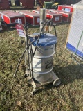 PORTABLE PNEUMATIC GREASER, 15-GALLON BARREL