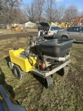 Z SPRAY MAX RIDE ON SPRAYER/SPREADER, 25-GALLON POLY TANKS [2], RUNS & OPERATES, 1275 HOURS SHOWING