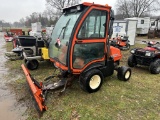 KUBOTA F3680 MOWER TYPE WITH PLOW, NO MOWER, 4X4, DIFF LOCK, 4-CYLINDER DIESEL ENGINE, CAB WITH HEAT