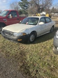 2002 BUICK LESABRE 4-DOOR, 3800 V6 GAS ENGINE, AUTO TRANS, CLOTH, PW, PL, PM, AFTERMARKET AM/FM, HEA