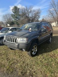 2004 JEEP GRAND CHEROKEE, 4-DOOR, 4.0L GAS ENGINE, AUTO TRANS, 4X4, LEATHER, PW, PL, PM, AM/FM-CD, L