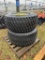 44 X 18-20 TURF TIRES ON JOHN DEERE 8-LUG RIMS [2]