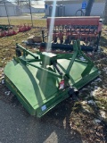 JOHN DEERE MX6 BRUSH HOG, 6', WORKS BUT GEARBOX IS NOISY AT HIGH RPMS, CATEGORY II HITCH