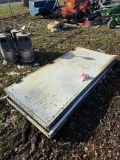 ALUMINUM ENTRY DOORS [2], 82'' TALL X 37-1/2'' WIDE