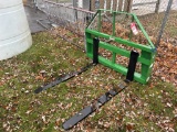 NEW JOHN DEERE LOADER FORK ATTACHMENT, 48'' FORKS