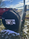2000-GALLON FUEL TANK, ELECTRIC PUMP & HOSE, UNKNOWN IF PUMP WORKS