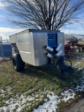 NEWTON CROUCH FERTILIZER SPREADER WITH CONTROLS, HYDRAULIC BELT & SPINNERS, 5-TON, S/N: 9-08-9085