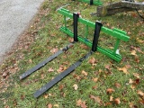 NEW JOHN DEERE LOADER FORK ATTACHMENT, 42'' FORKS