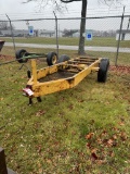 SINGLE AXLE TRAILER FRAME, PINTLE HITCH