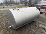 STAINLESS BULK TANK, APPROX. 800-GALLON