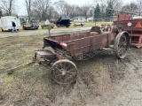 HORSE DRAWN SPREADER, STEEL WHEELS