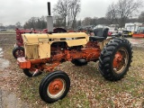 CASE 430 TRACTOR, 3PT, PTO, WIDE FRONT, 13.6-28 REAR TIRES, GAS ENGINE, THE GAS PETCOCK LEAKS