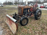 1947 FARMALL A  AG TRACTOR, 4-CYLINDER GAS ENGINE, WIDE FRONT, FARMALL BELLY PLOW, 6', PTO, DRAW BAR