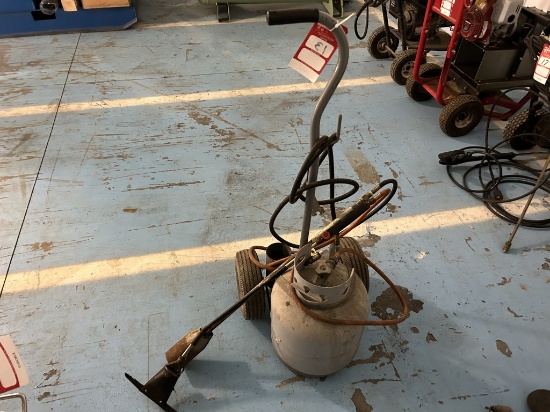 PROPANE BURNER/TORCH ON A CART