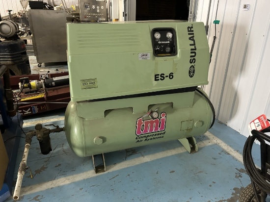 SULLAIR ES-6 AIR COMPRESSOR WITH TANK