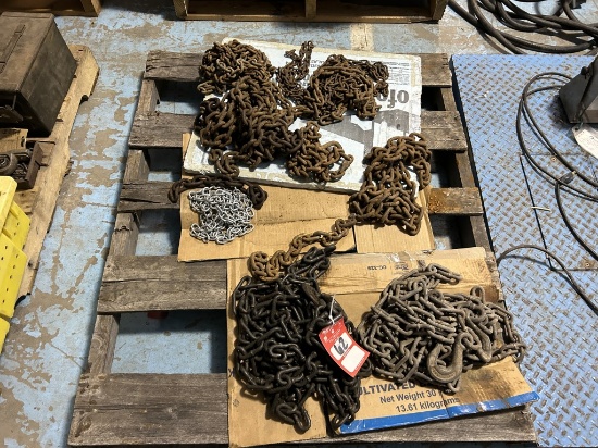 SKID OF ASSORTED LINK CHAIN