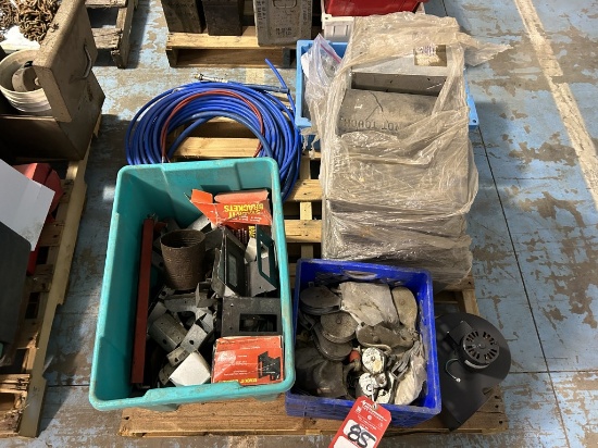 PULLEYS, HOSES, RODENT TRAPS, STACK BRACKETS