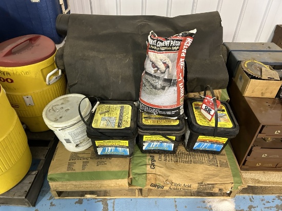 ROOF MELT, CITRIC ACID BAGS, TAR PAPER
