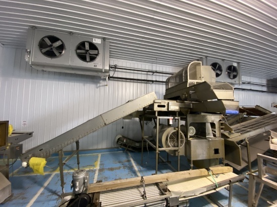 LAKEWOOD AIR CLEANING SYSTEM WITH DESTITCHING UNIT & INLET CONVEYOR