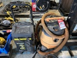 RIDGID SHOP VAC, SCHUMACHER BATTERY CHARGER